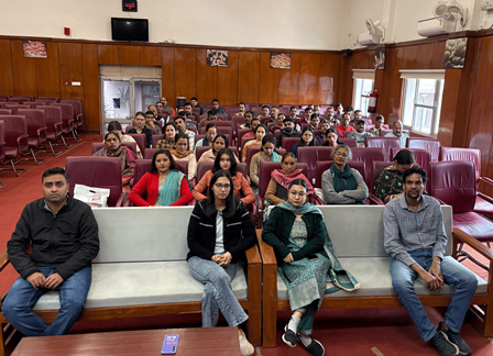 Participants attending Mahila Kisan Diwas at ICAR-DMR, Solan